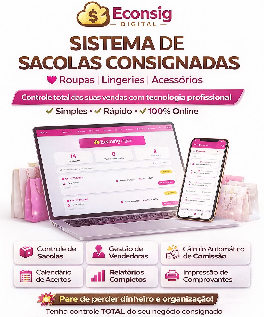 SISTEMA DE SACOLAS CONSIGNADAS – ECONSIG DIGITAL